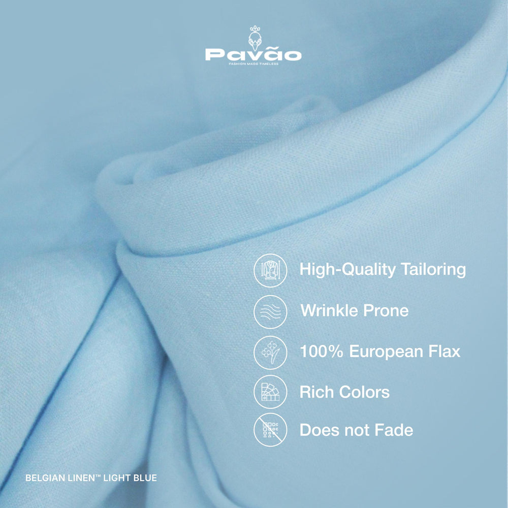 Belgian Linen™ Shirt LIGHT BLUE