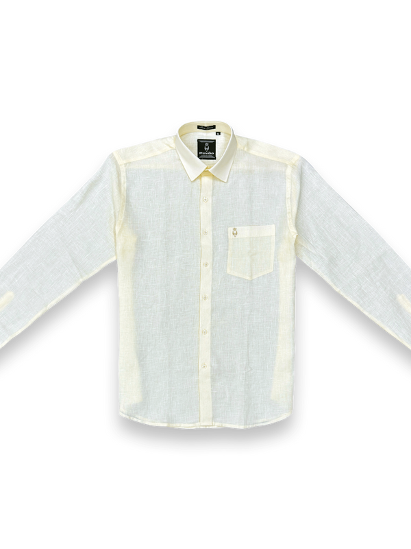 100% Linen Shirt Cream