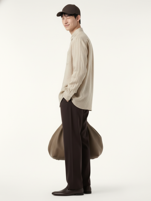 100% Linen Shirt Biege