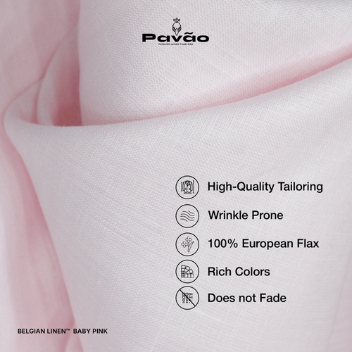 Belgian Linen™ Shirt BABY PINK