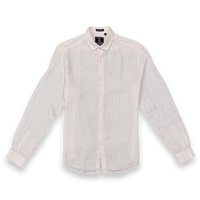 100% Linen Shirt Baby Pink