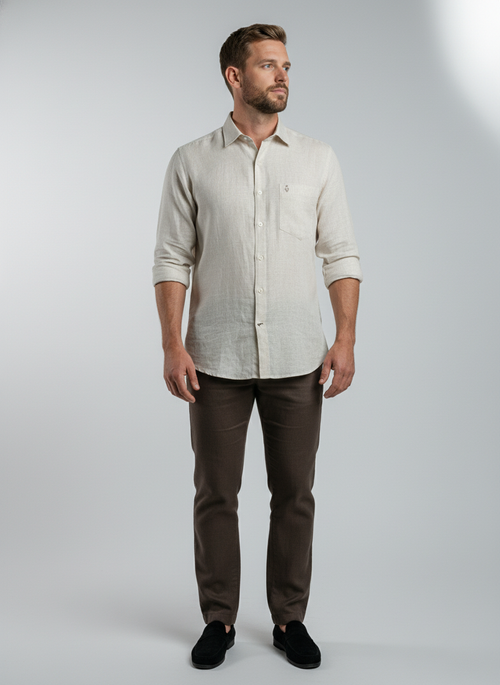 Belgian Linen™ Shirt BIEGE