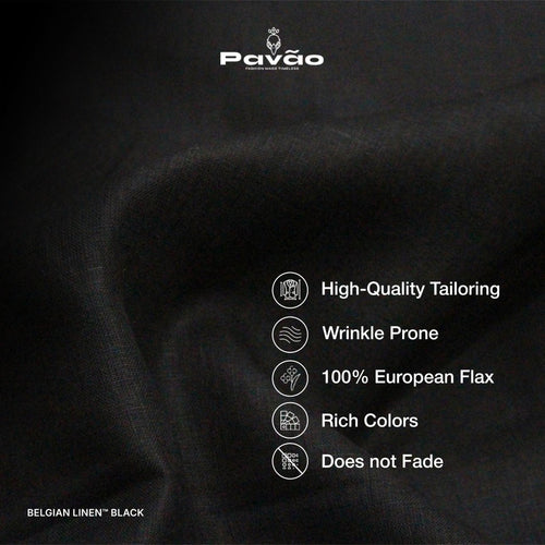 Belgian Linen™ Shirt BLACK