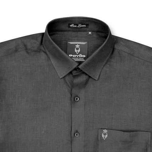 Belgian Linen™ Shirt BLACK