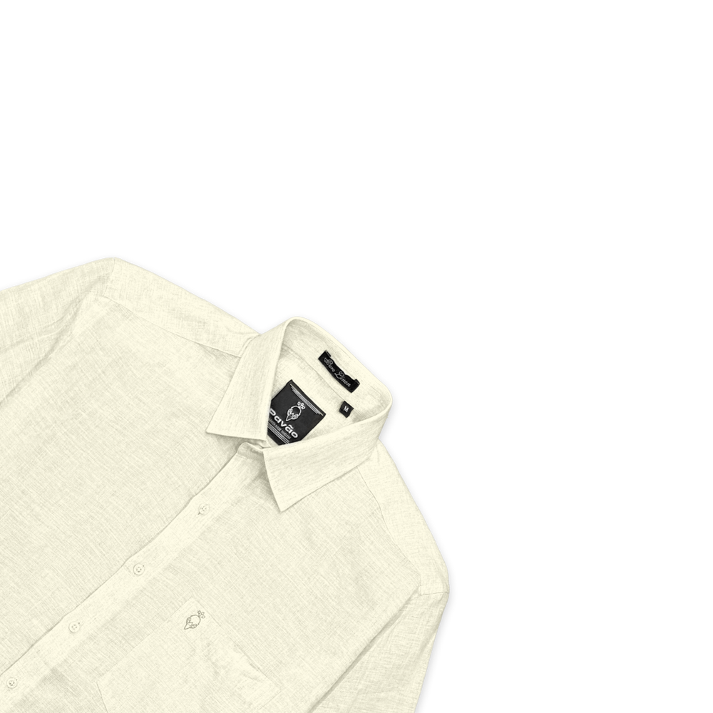 Belgian Linen™ Shirt Cream