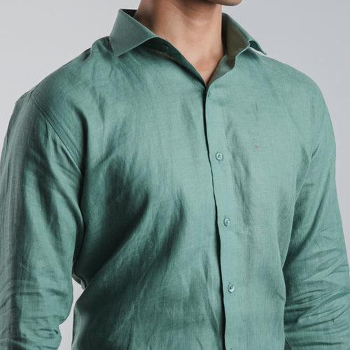 Belgian Linen™ Shirt SAGE GREEN