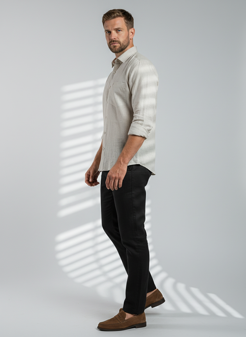 Belgian Linen™ Shirt DARK BIEGE