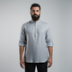 Belgian Linen™ Kurta Grey