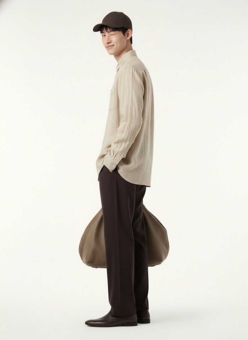 100% Linen Shirt Biege