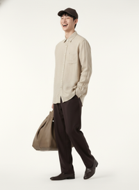 100% Linen Shirt Biege
