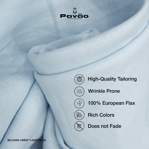 Belgian Linen™ Shirt LIGHT BLUE