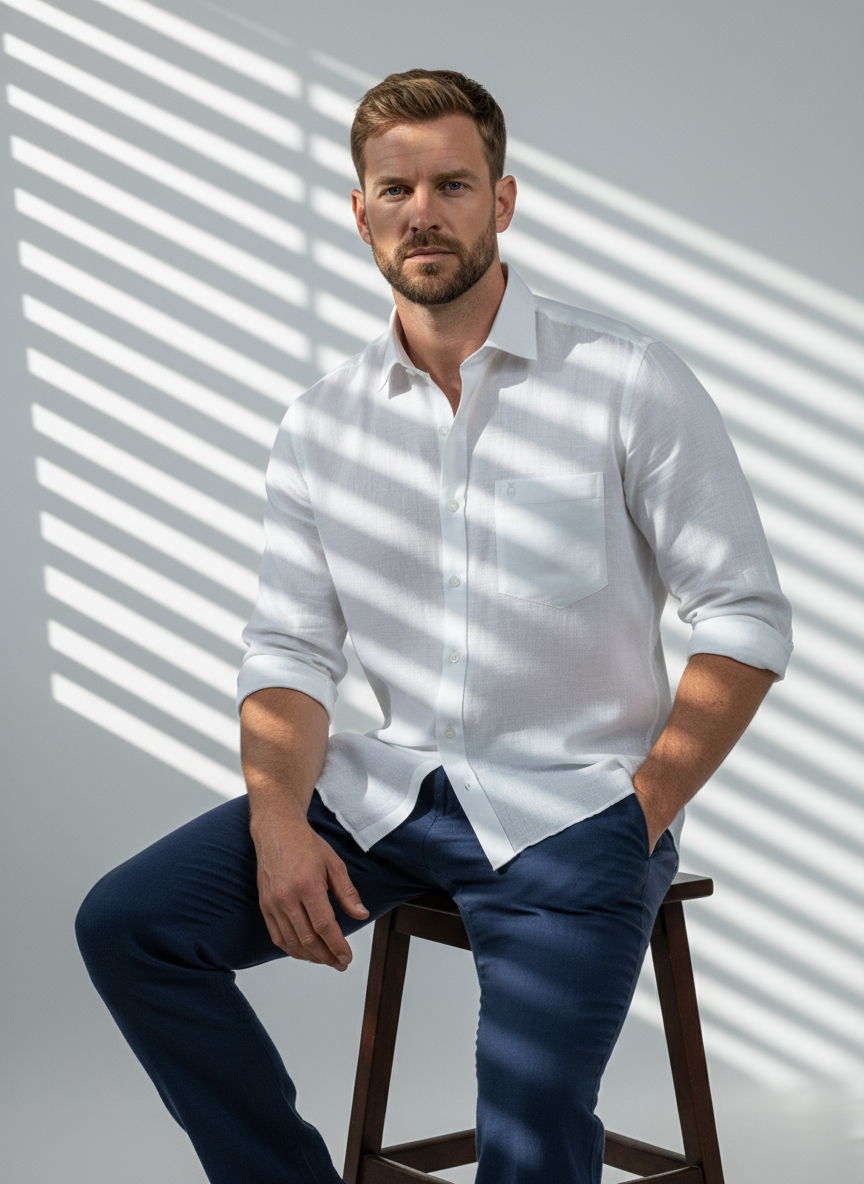 Belgian Linen™ Shirt LIGHT BLUE