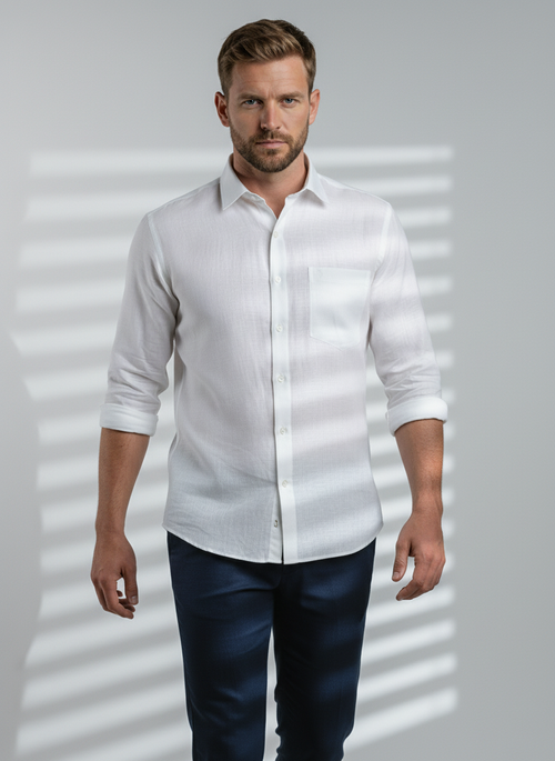 Belgian Linen™ Shirt LIGHT BLUE