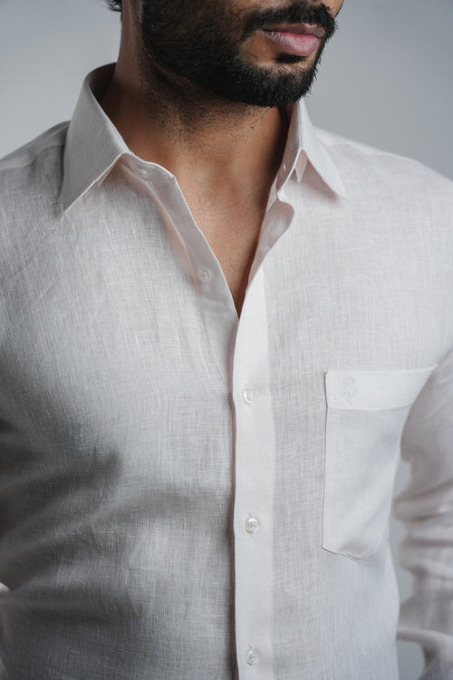 Belgian Linen™ Shirt BABY PINK