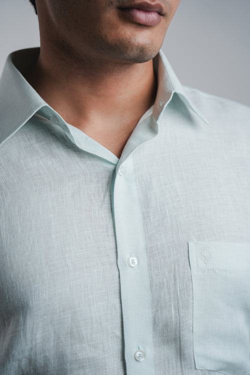 Belgian Linen™ Shirt LIGHT BLUE