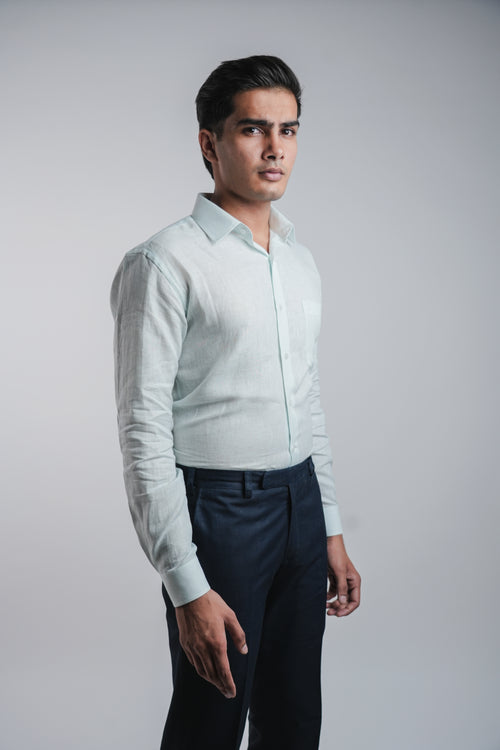 Belgian Linen™ Shirt LIGHT BLUE