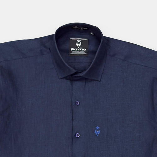 Belgian Linen™ Shirt NAVY BLUE