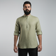 Belgian Linen™ Kurta Olive