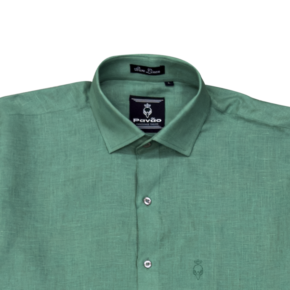 Belgian Linen™ Shirt SAGE GREEN