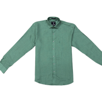 Green shirt on a white background