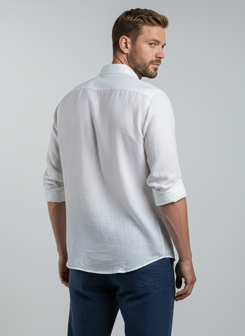 Belgian Linen™ Shirt WHITE